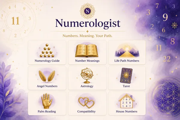Numerologist.com numerology report dashboard